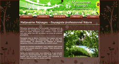 Desktop Screenshot of maltaverne-paysages.com