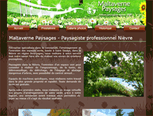 Tablet Screenshot of maltaverne-paysages.com